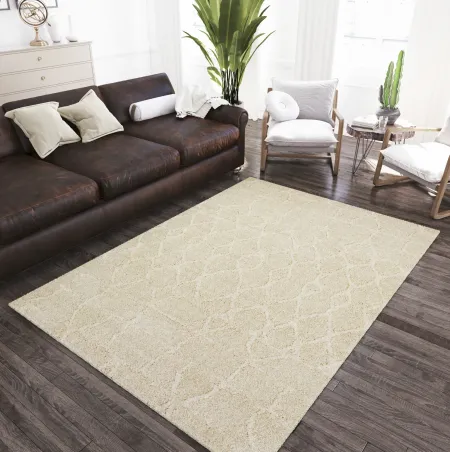 Marquee Ivory Area Rug - 5 1  X 7 5 