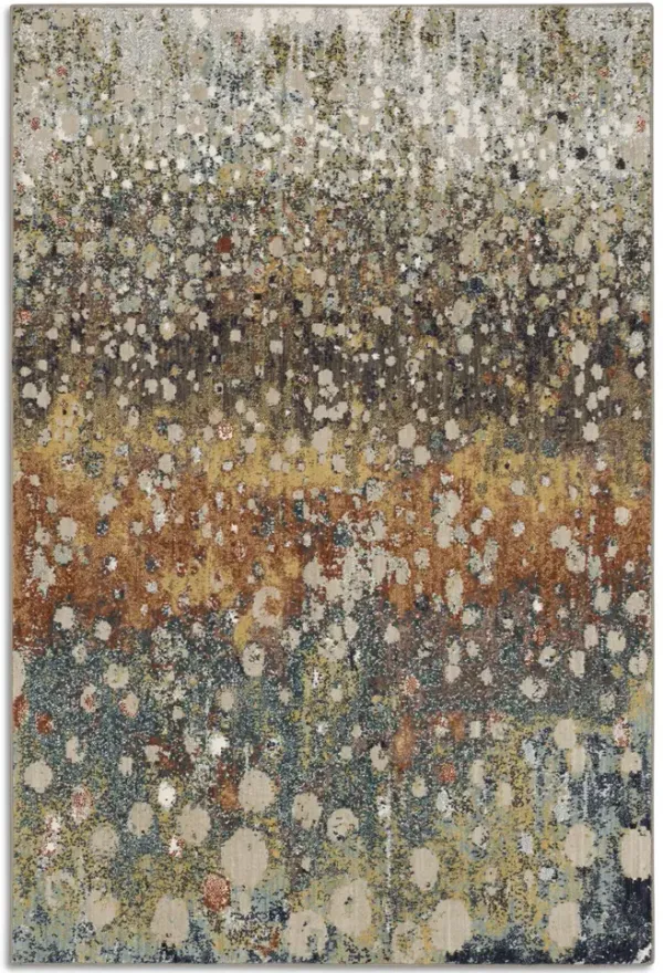 Soiree La Brea Torrent Rose Area Rug  - 5 3  X 7 10 