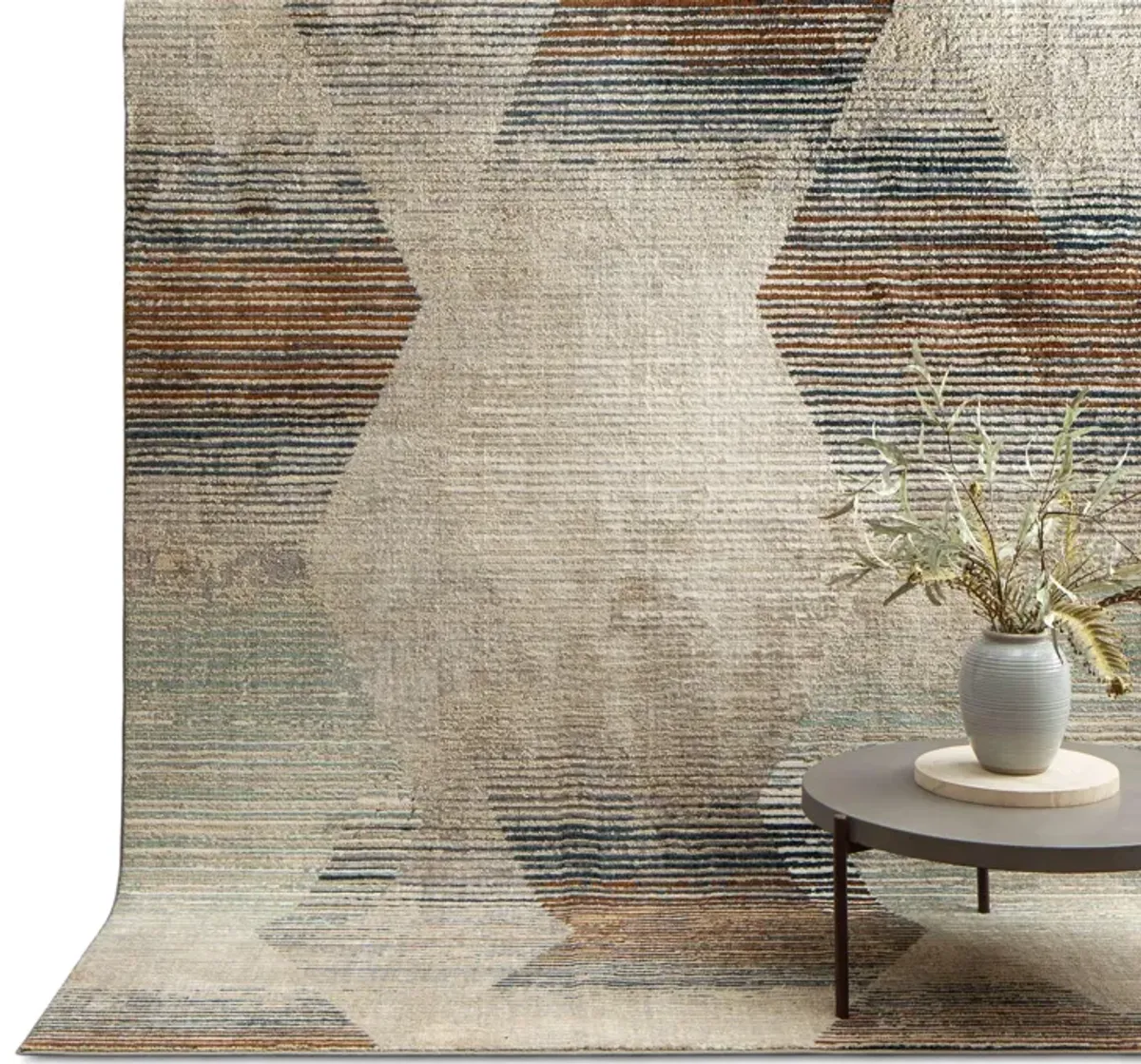 Epiphany Precarious Stria Area Rug - 5 3  X 7 10 