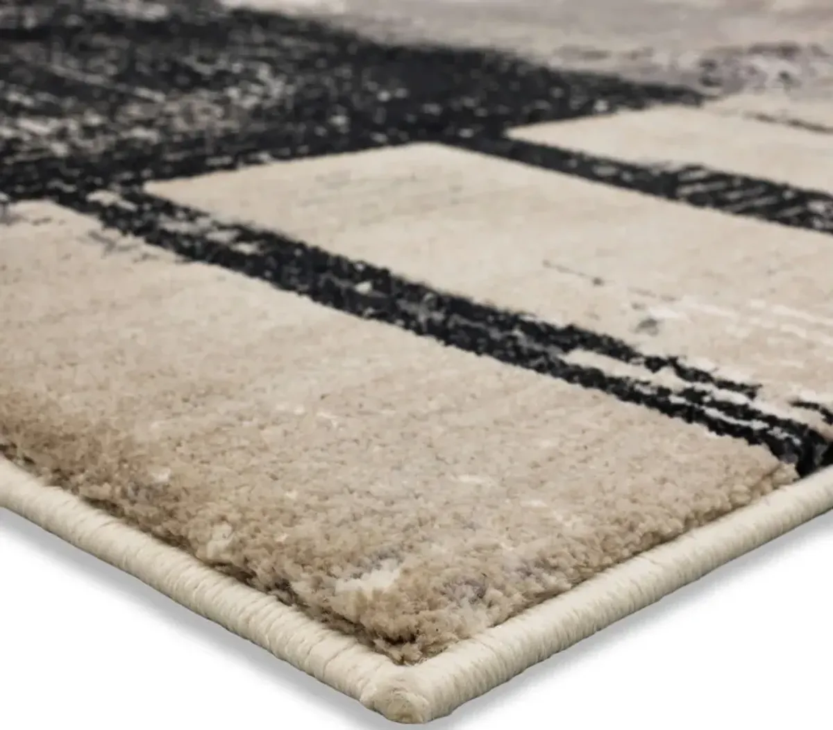 Epiphany Brush Strokes Area Rug - 5 3  X 7 10 