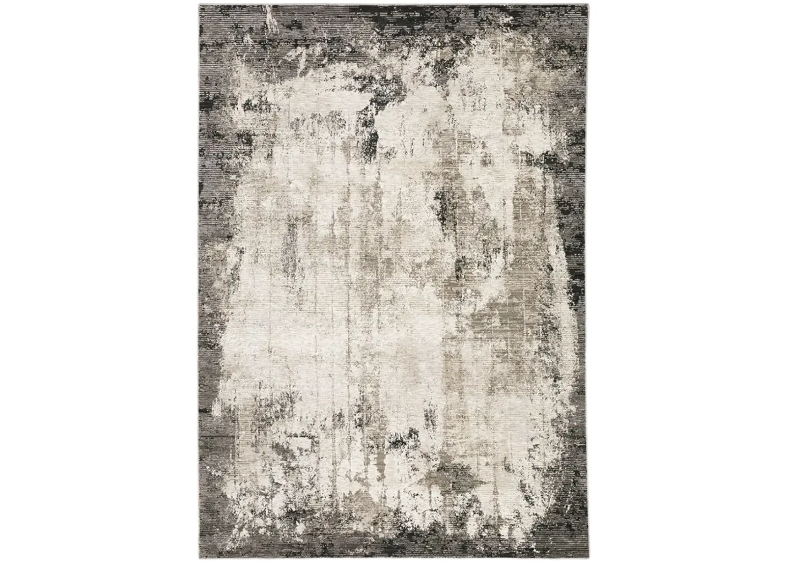 Nebulous Abstract 5 3  x 7 6  Area Rug