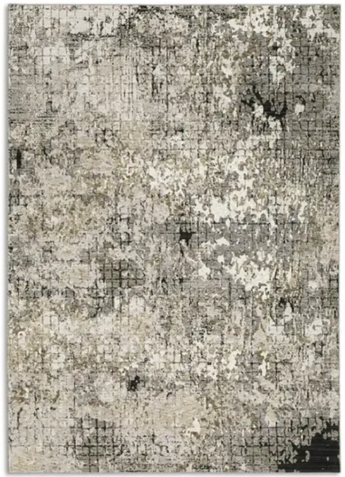 Nebulous Croc 5 3  x 7 6  Area Rug