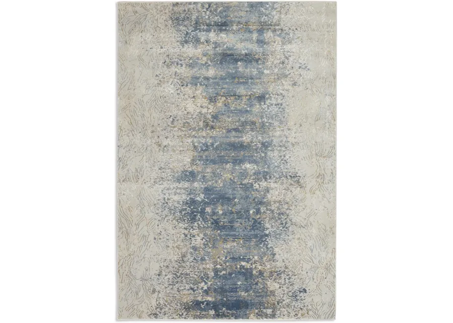 Generations Blue Gold 5 3  x 7 7  Area Rug