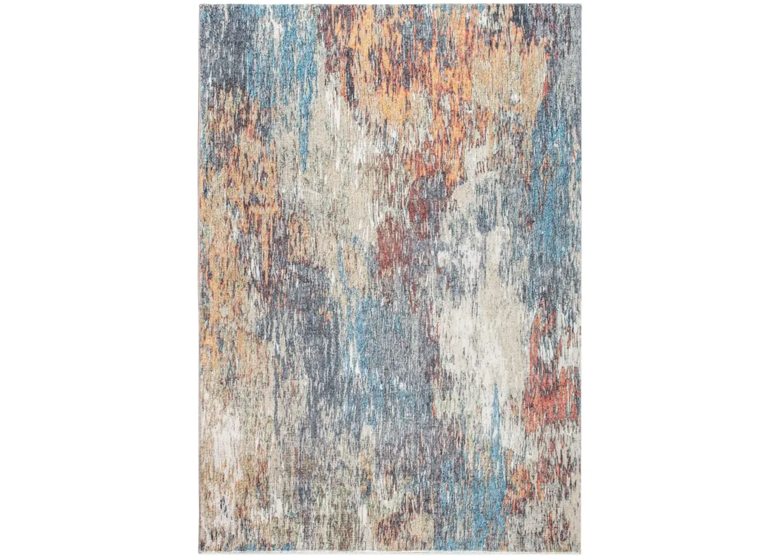 Roxy Blue Red Mirage Area Rug - 5 0  X 7 6 