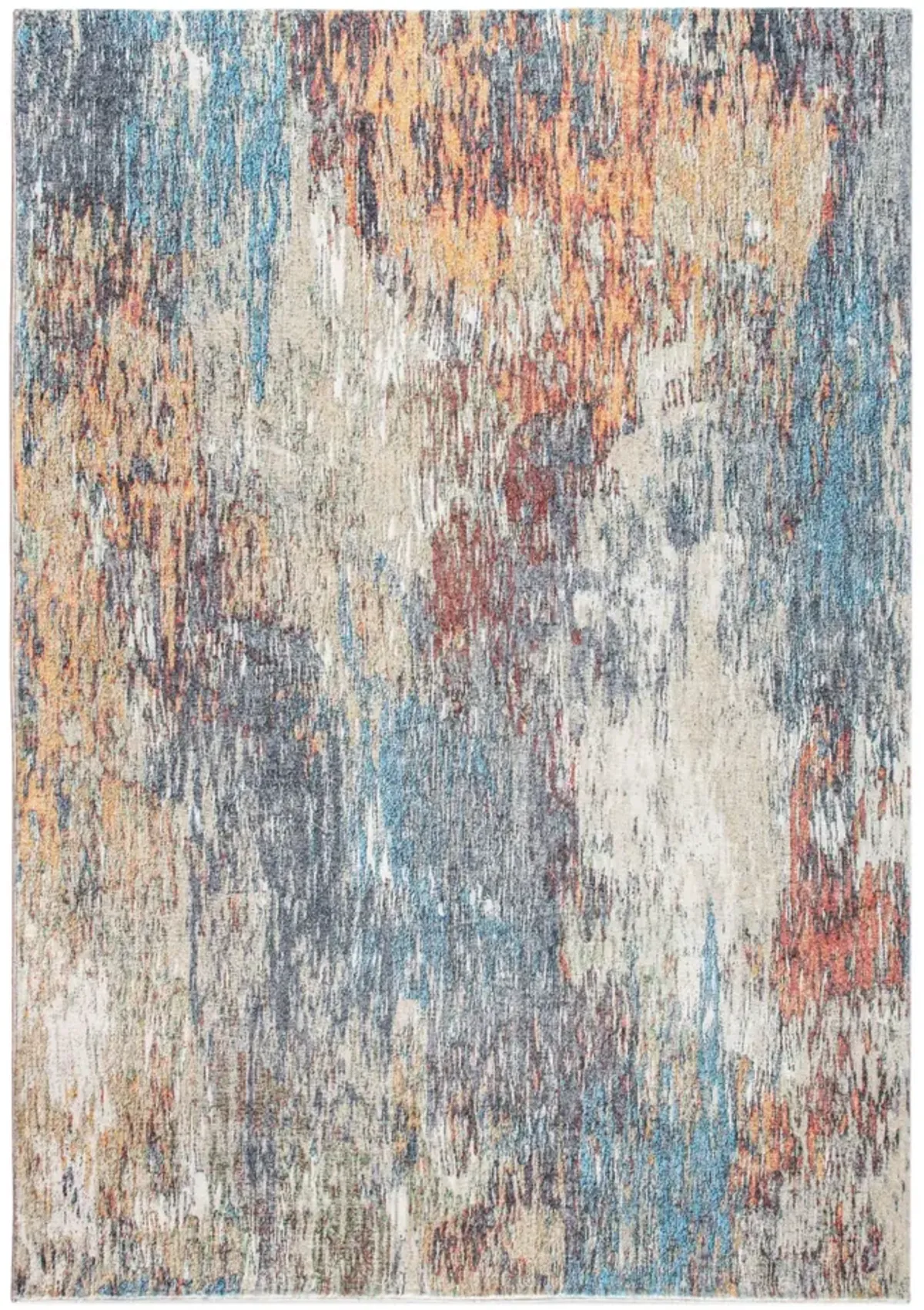 Roxy Blue Red Mirage Area Rug - 5 0  X 7 6 