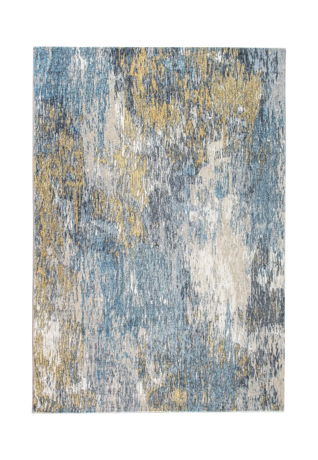 Roxy Blue Gold Mirage Area Rug - 5 0  X 7 6 