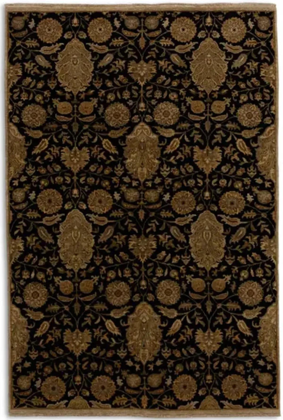 Hand Knotted 5 11  x 8 9  Area Rug