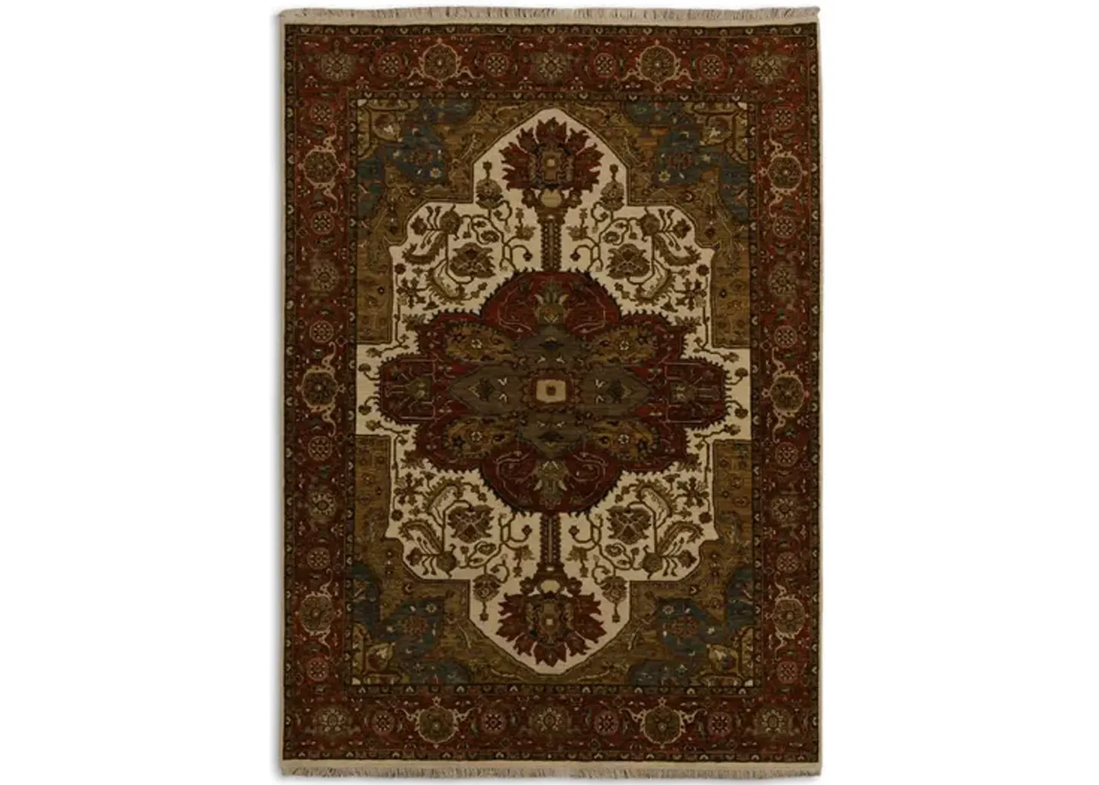 Hand Knotted 5 2  x 7 1  Area Rug