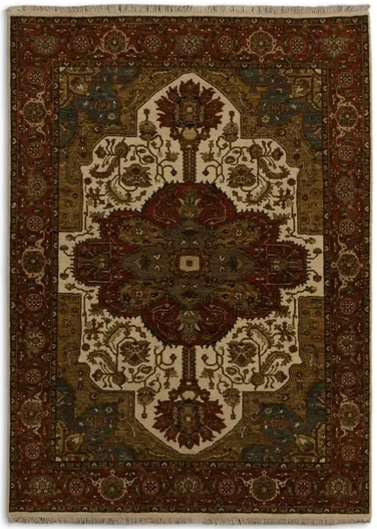 Hand Knotted 5 2  x 7 1  Area Rug