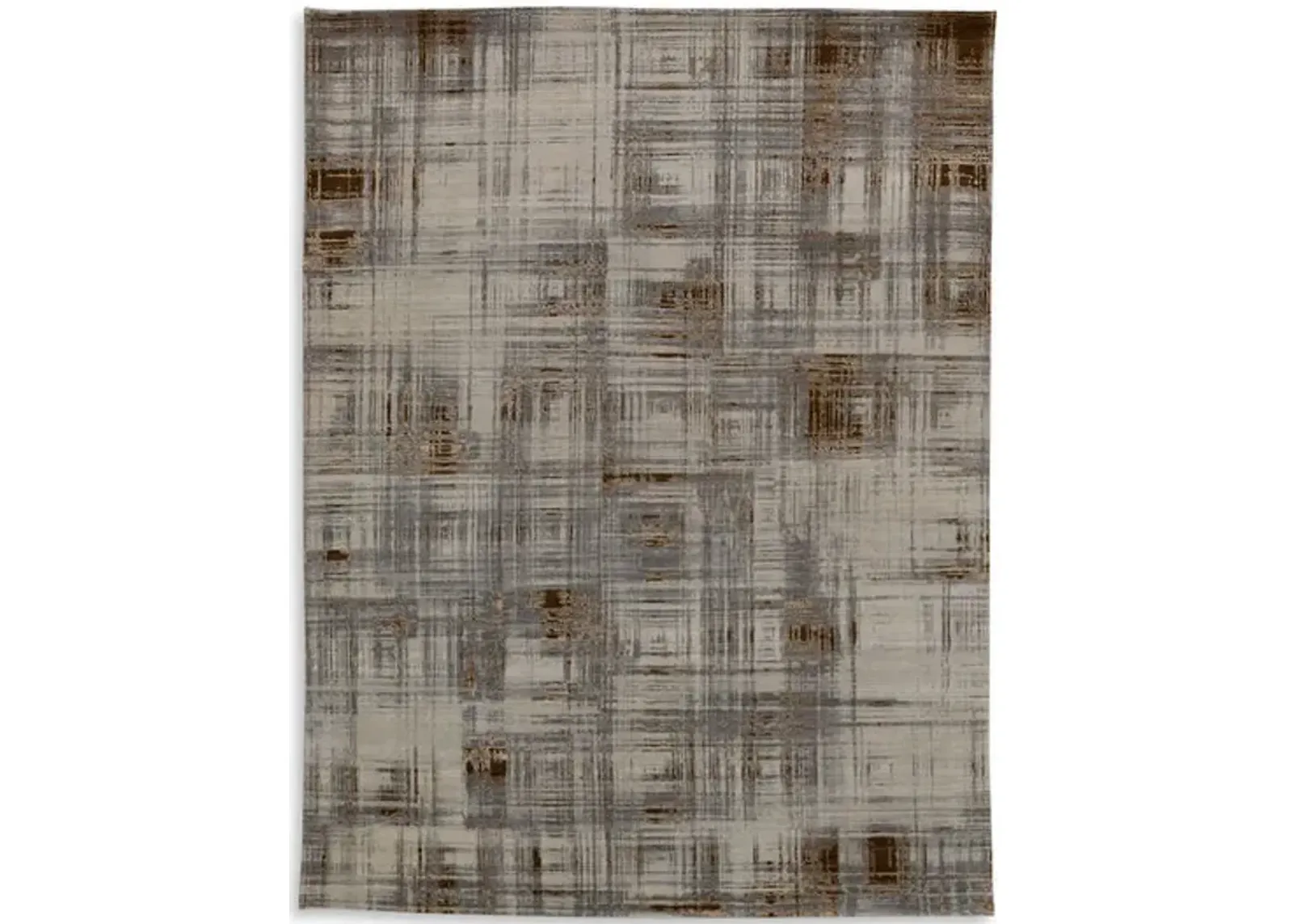 Grunge Royal Hand Knotted 6 0  X 8 0  Area Rug