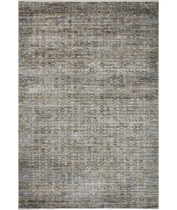 Soho Charcoal Multi 5 3  x 7 9  Area Rug