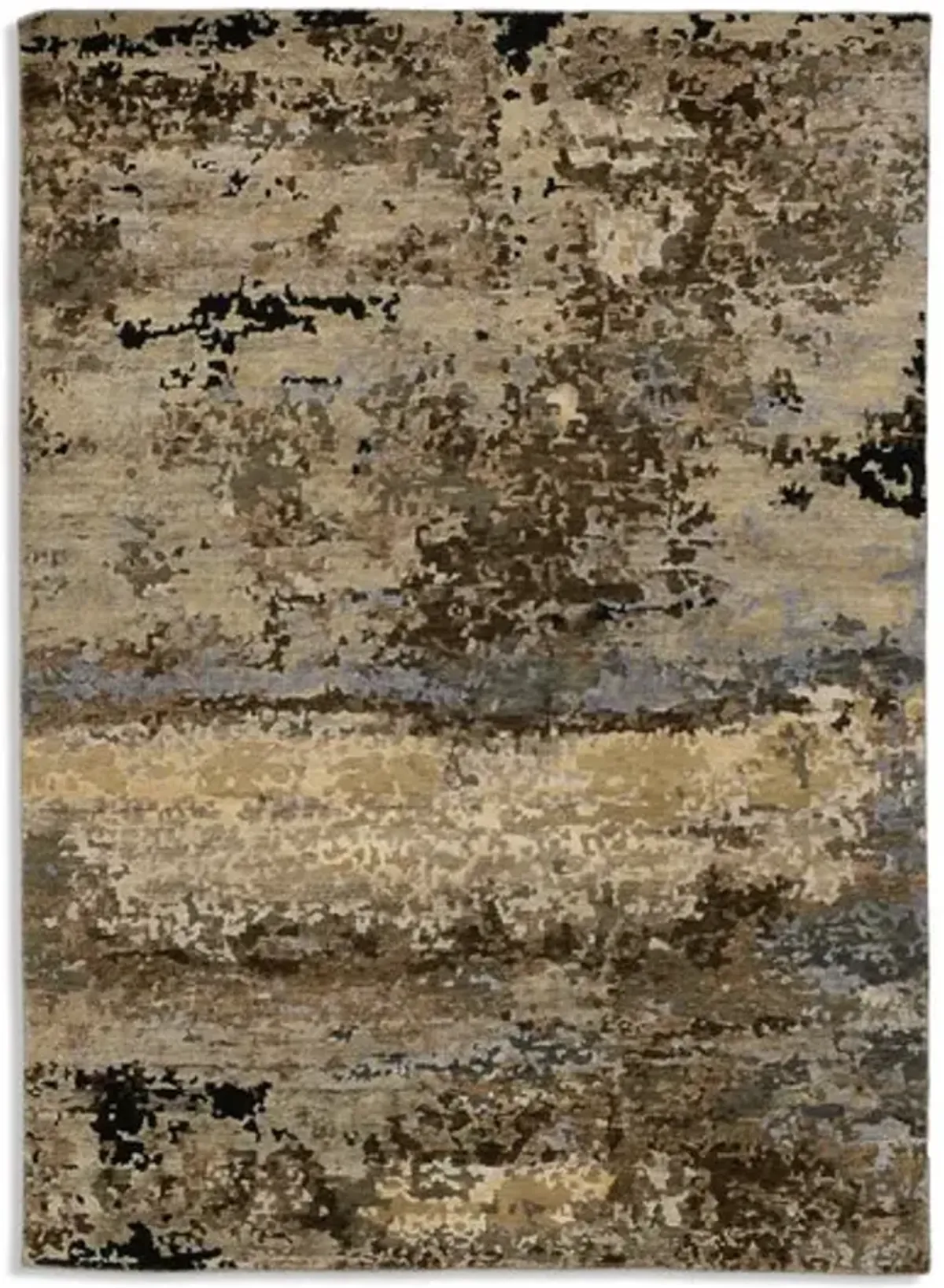 Hand Knotted 4 6  x 6 4  Area Rug