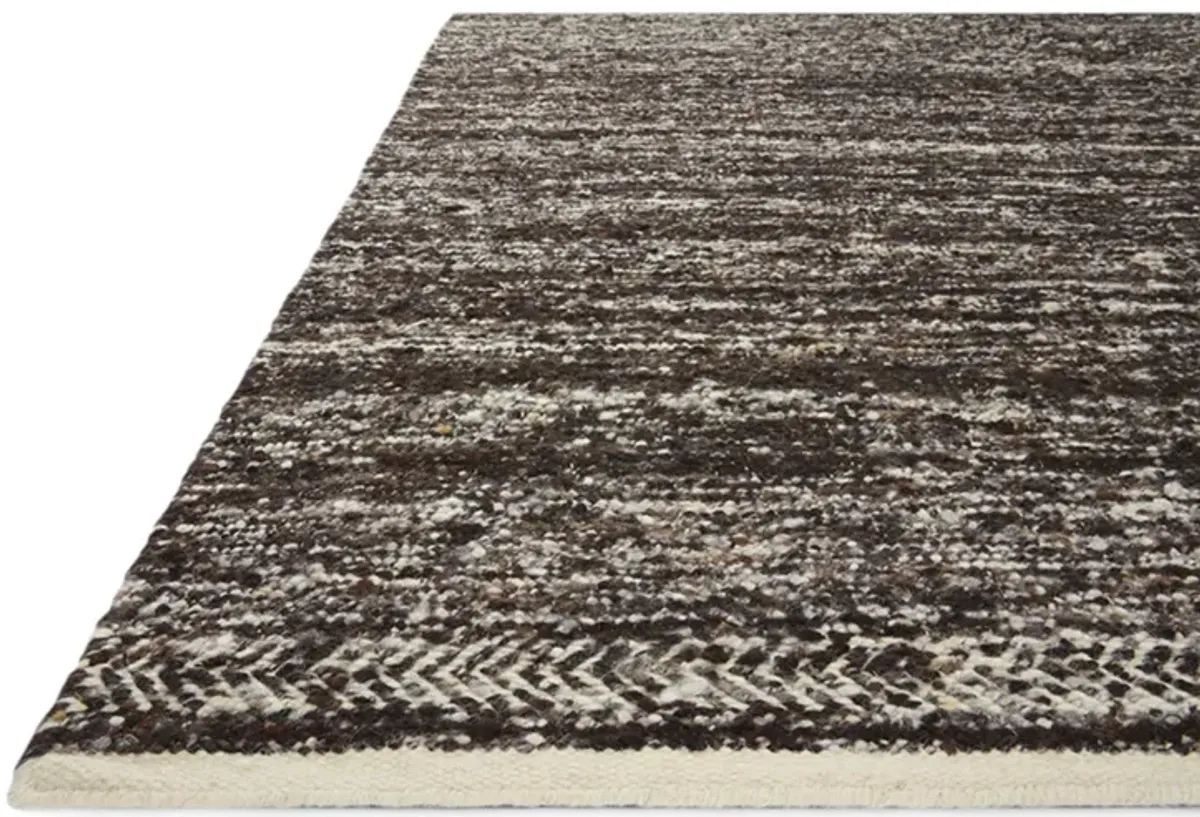 Reyla Mocha Ivory 5 0  x 7 6  Area Rug