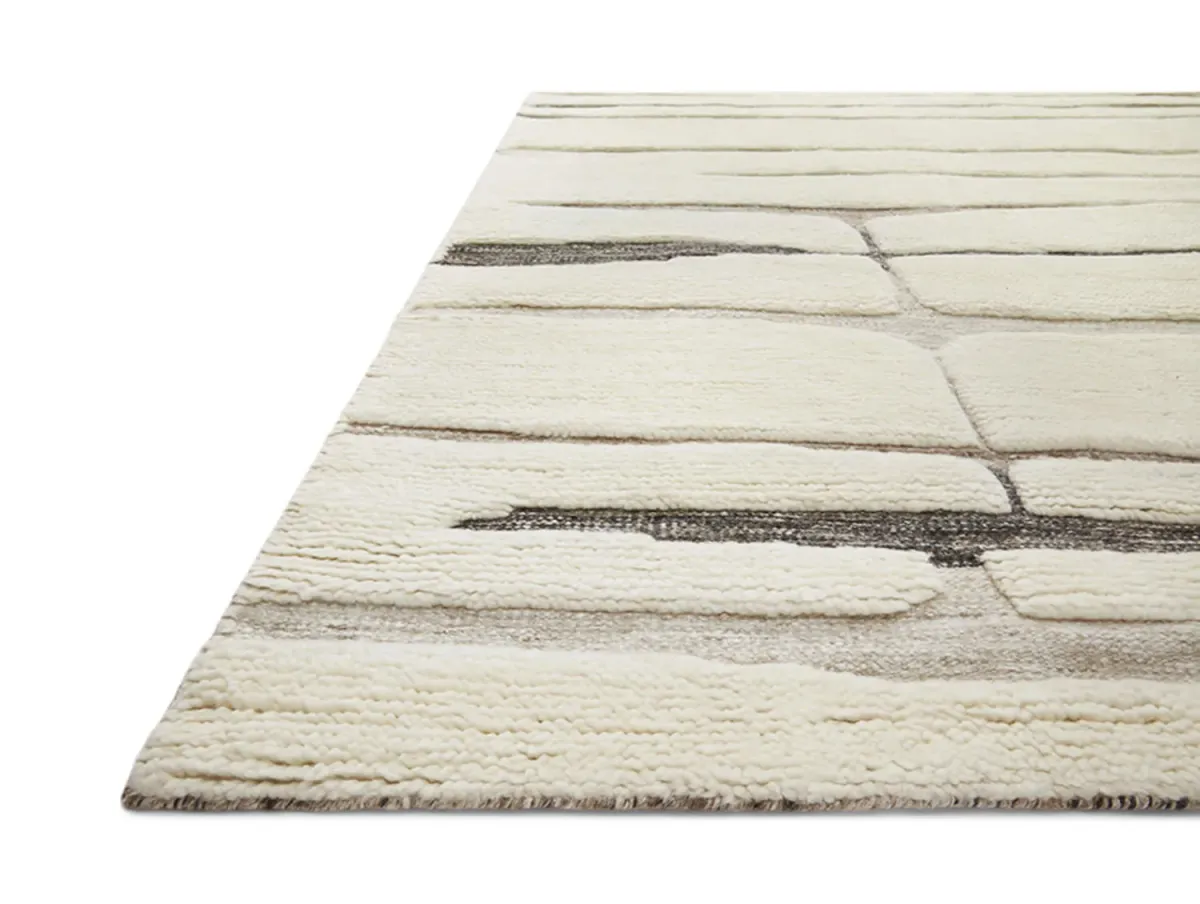 Bennett Ivory Bark 5 6  x 8 6  Area Rug