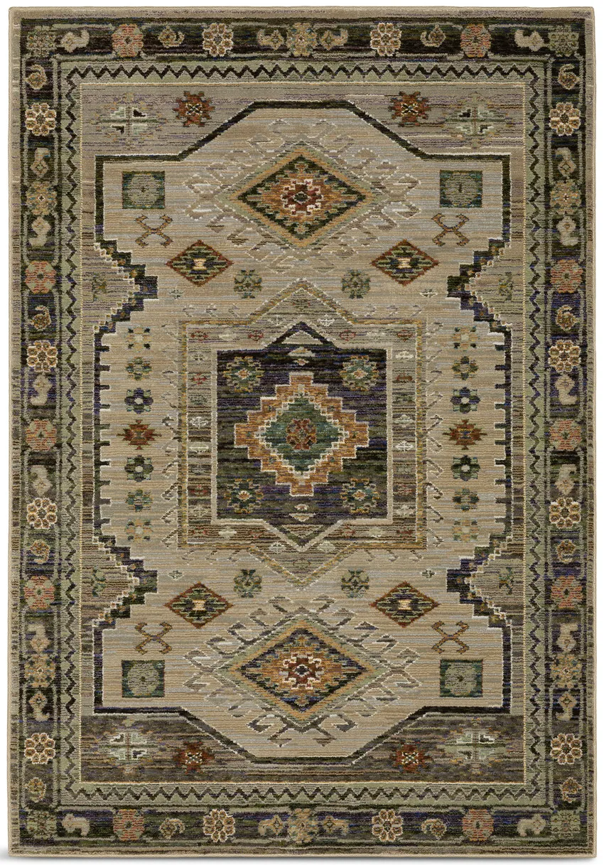 Andorra Sage Brown 5 3  x 7 3  Area Rug