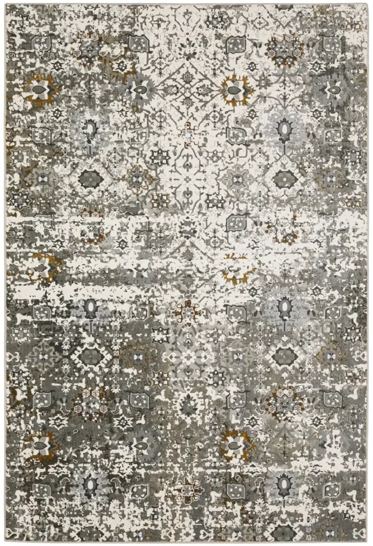 Gemini Grey Multi 5 3  X 7 6  Area Rug