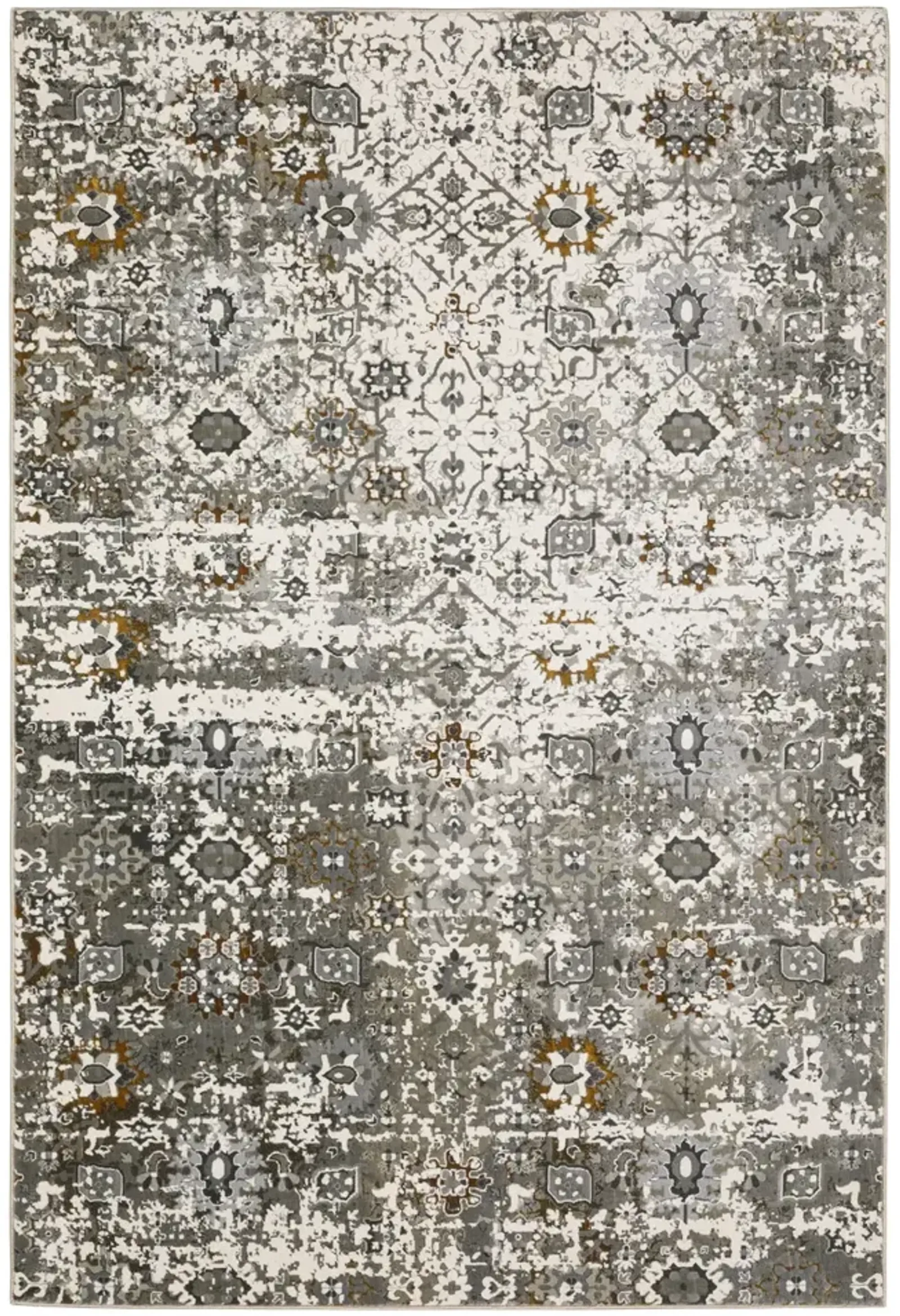 Gemini Grey Multi 5 3  X 7 6  Area Rug