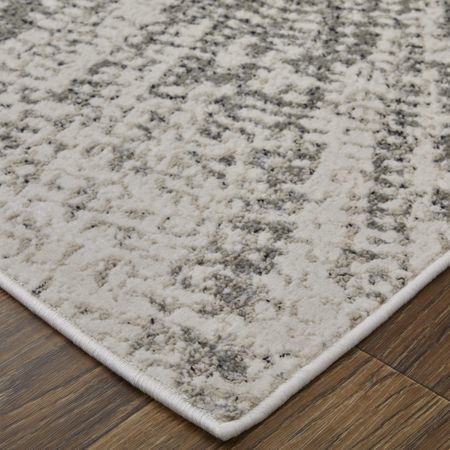 Micah Jump Ivory Silver 5 0  x 8 0  Area Rug