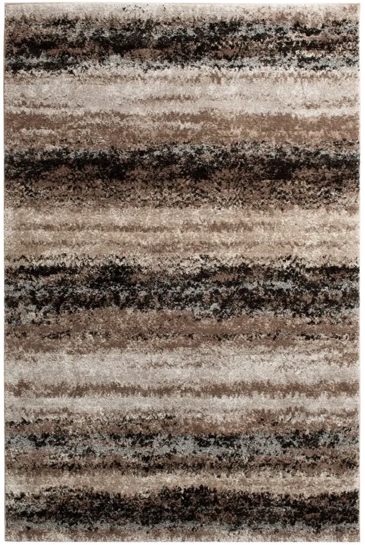 Structures Mount Vernon Soot Parchment 5 0  x 7 6  Area Rug