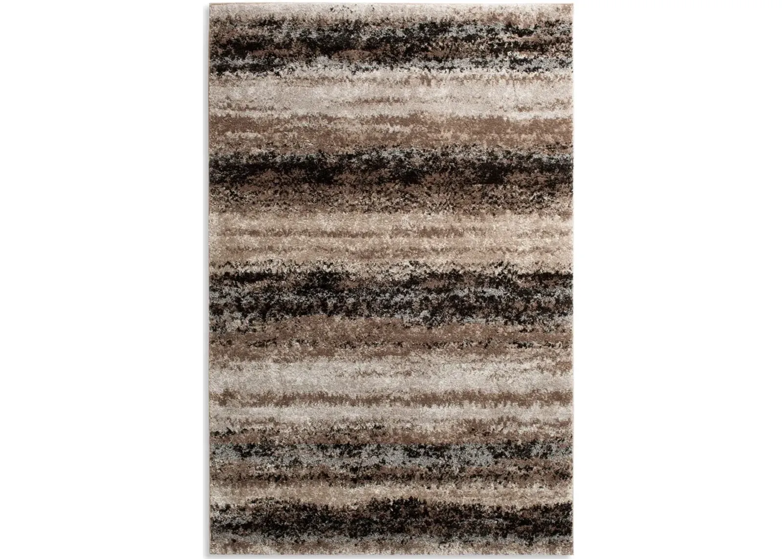 Structures Mount Vernon Soot Parchment 5 0  x 7 6  Area Rug