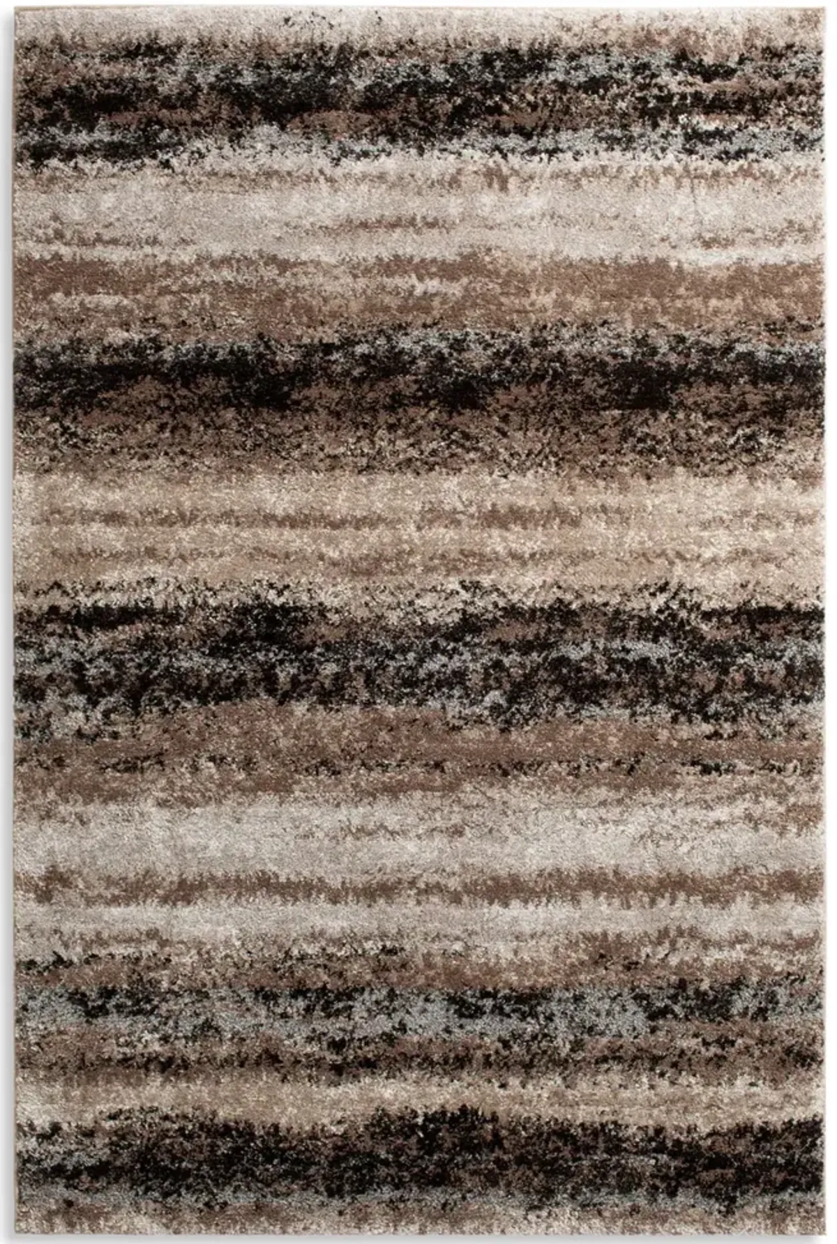 Structures Mount Vernon Soot Parchment 5 0  x 7 6  Area Rug