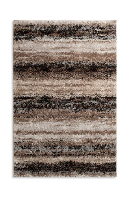 Structures Mount Vernon Soot Parchment 5 0  x 7 6  Area Rug