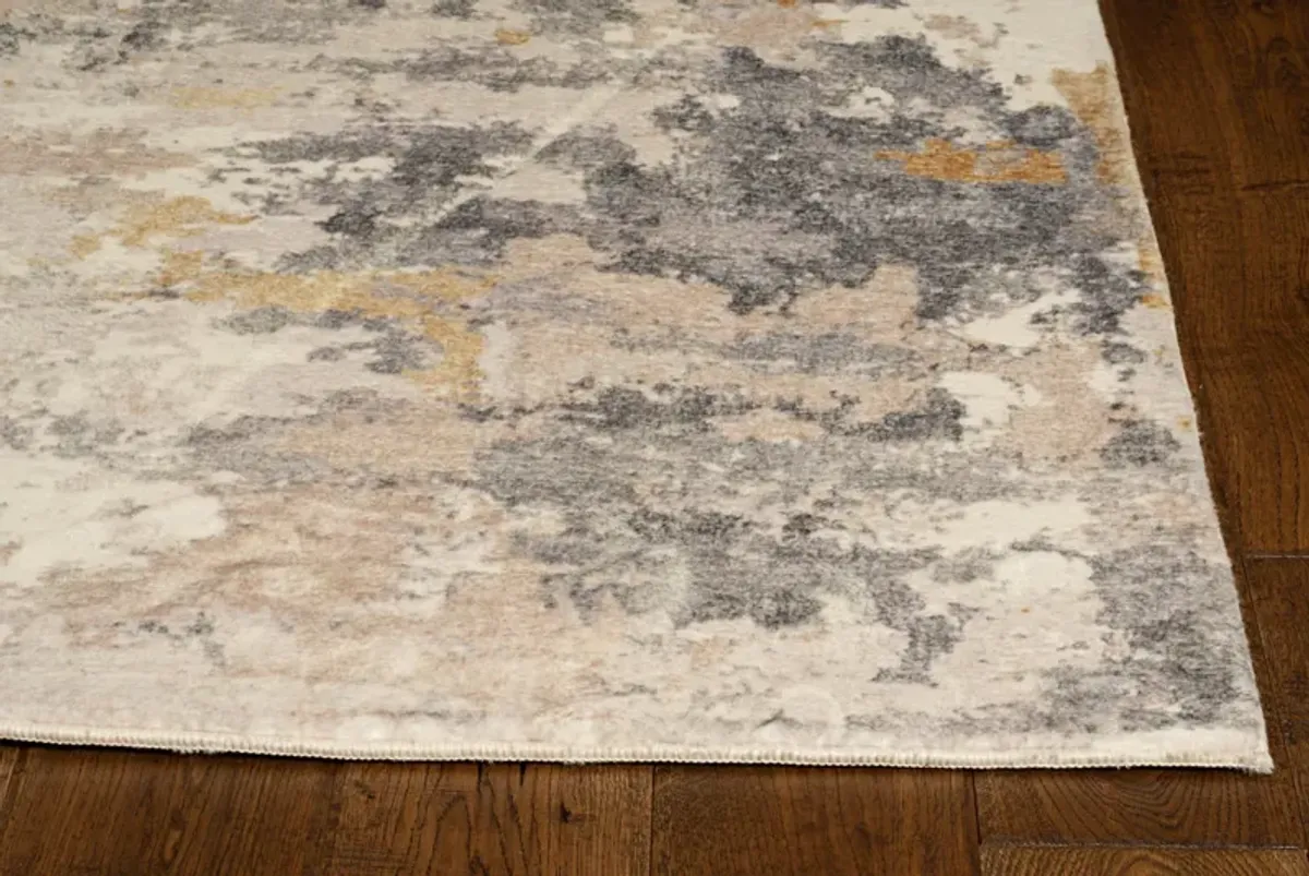 Roxy Gold Landscape Area Rug - 5 3  X 7 6  