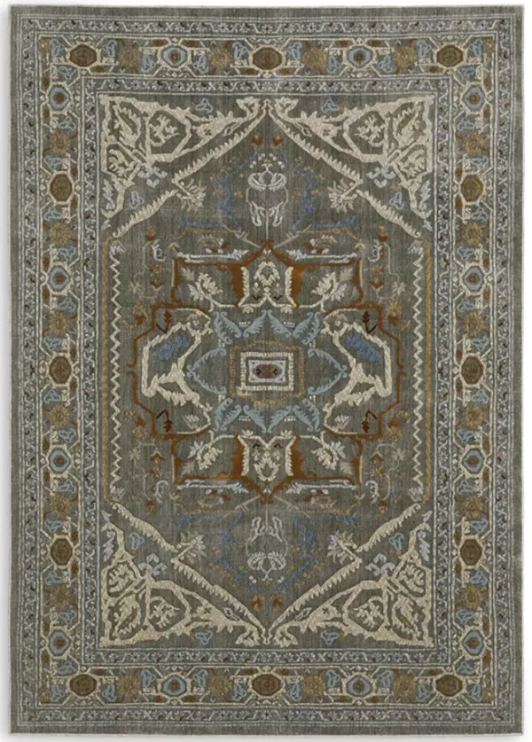 Ellington Grey Multi  5 3  X 7 6  Area Rug