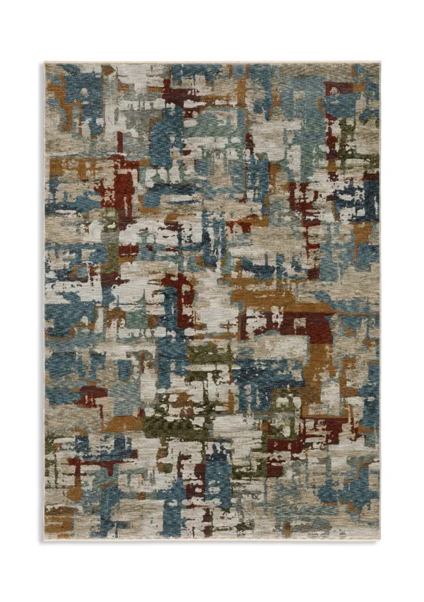 Hayden Beige Multi - 5 3  X 7 6  Area Rug