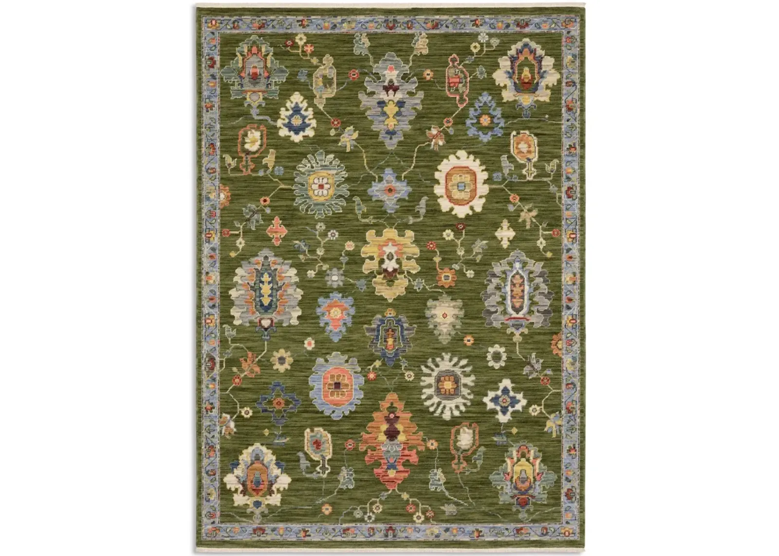 Lucca Spruce Multi Area Rug - 5 3  X 7 6 