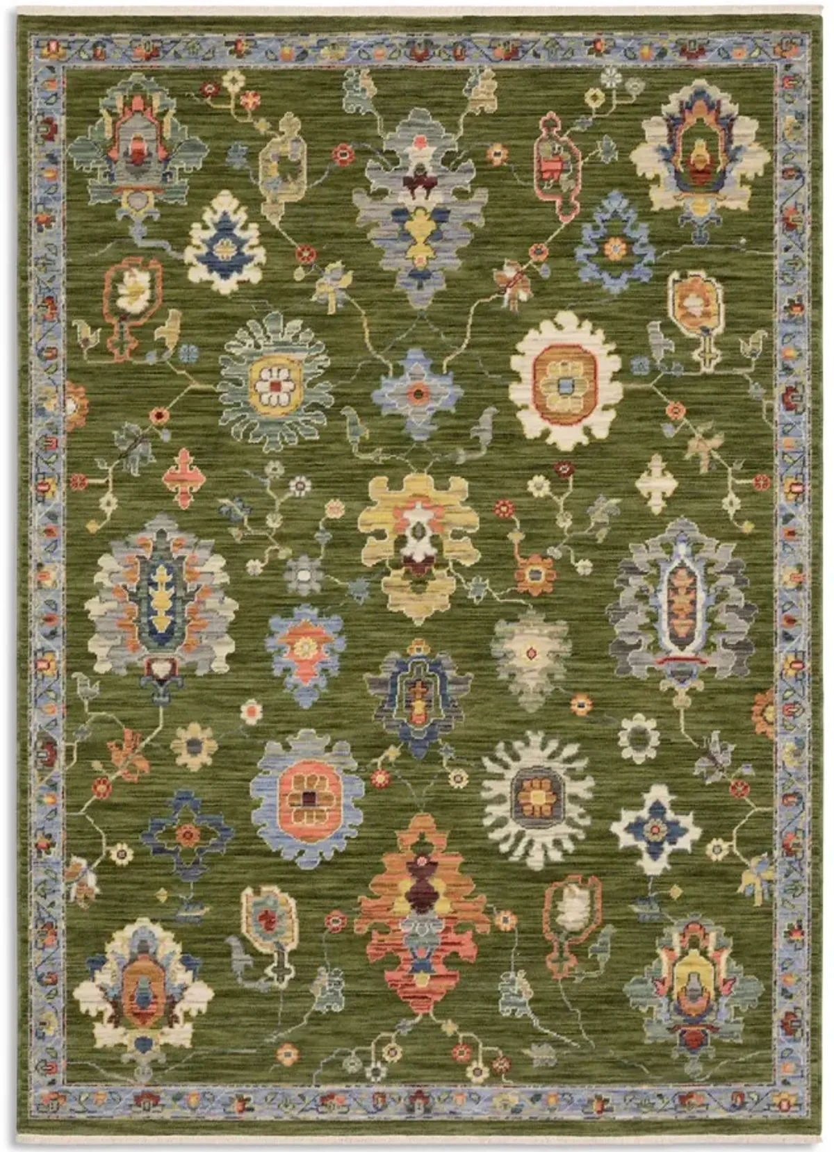 Lucca Spruce Multi Area Rug - 5 3  X 7 6 