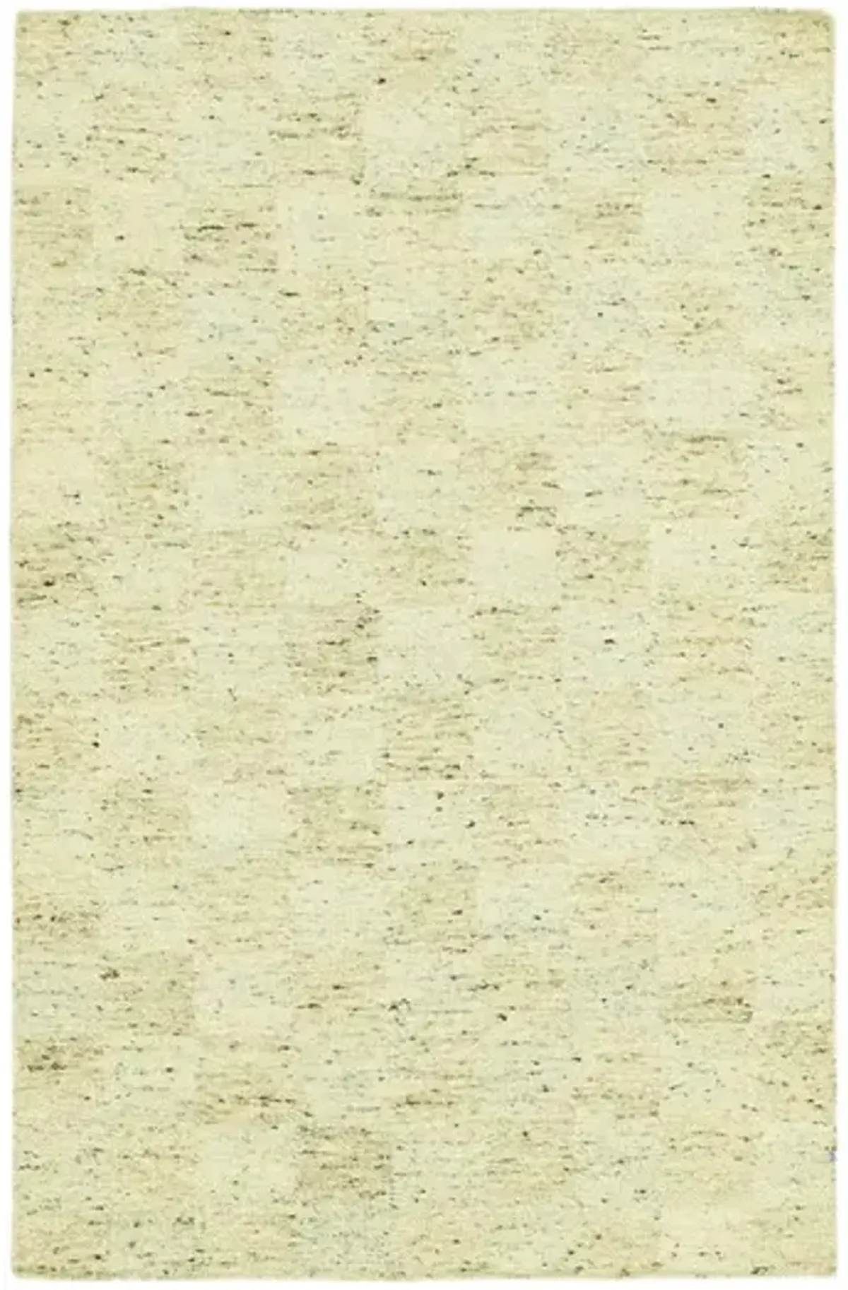 Hand Knotted Area Rug - 5 7  X 8 7 