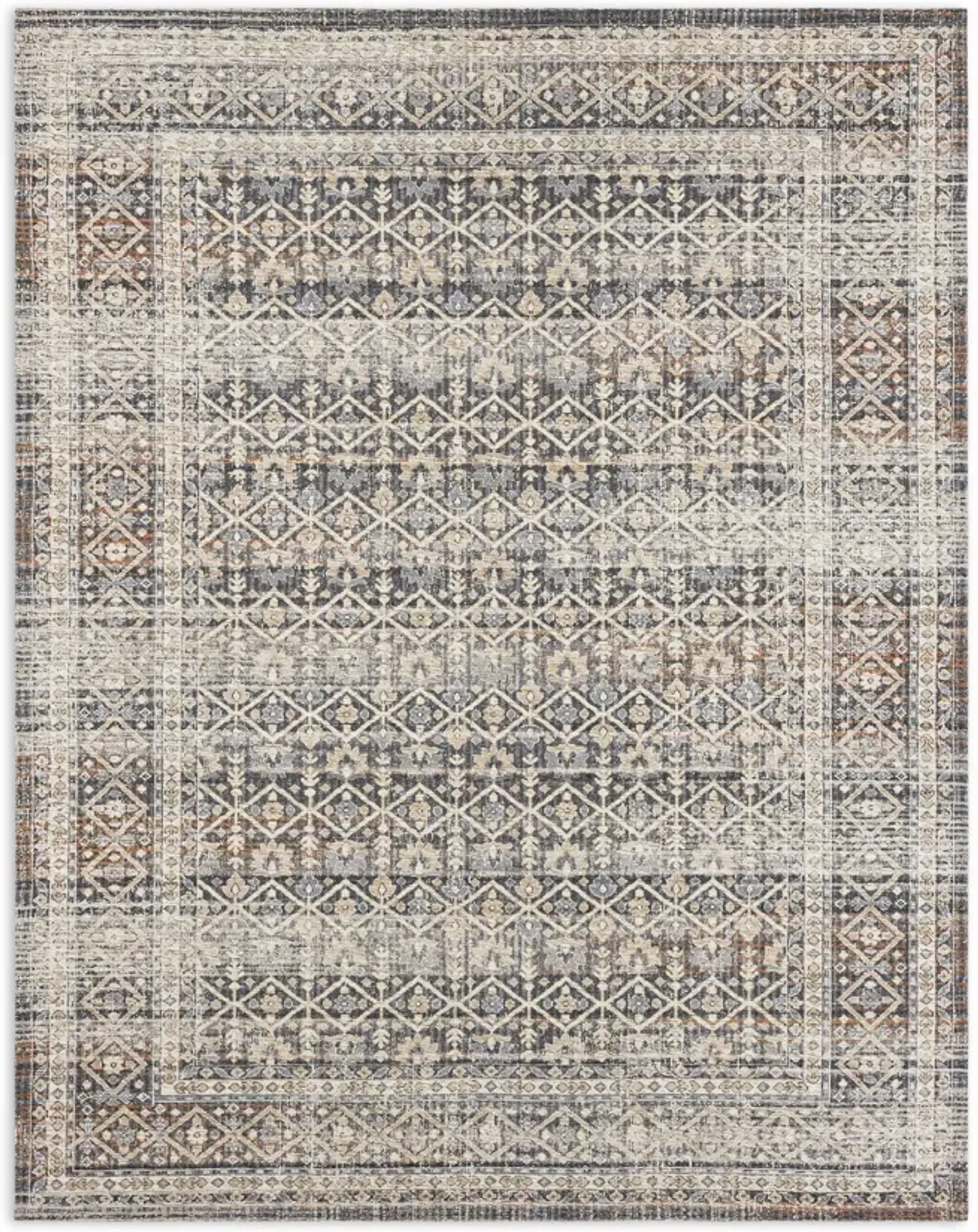 Zula Luanda Slate Area Rug - 5 0  X 8 0 