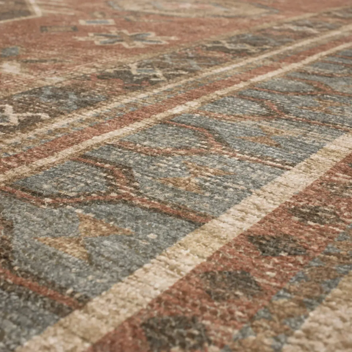 Zula Kinshasa Antique Area Rug - 5 0  X 8 0 