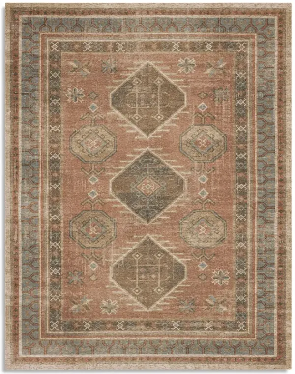 Zula Kinshasa Antique Area Rug - 5 0  X 8 0 