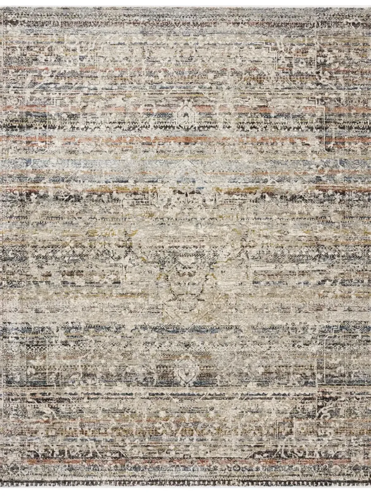 Theia Taupe Multi Area Rug - 5 0  X 8 0  