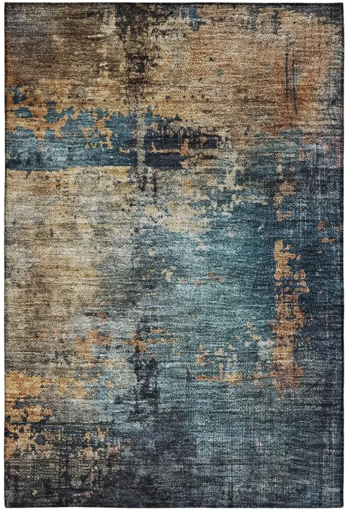 Nouveau Teal Area Rug - 5 0  X 7 6 