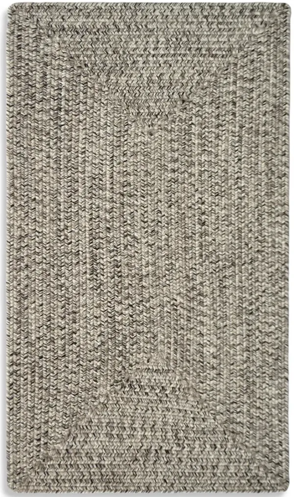Dockside Braid Driftwood Area Rug - 5 0  X 8 0 
