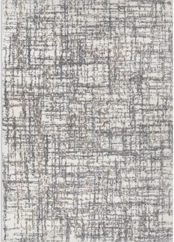 Cottontail White Multi Area Rug - 5 3  X 7 6 