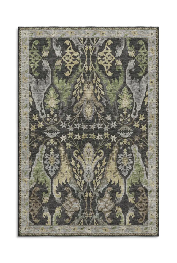 Hatay Black Area Rug - 5 0  X 7 6 