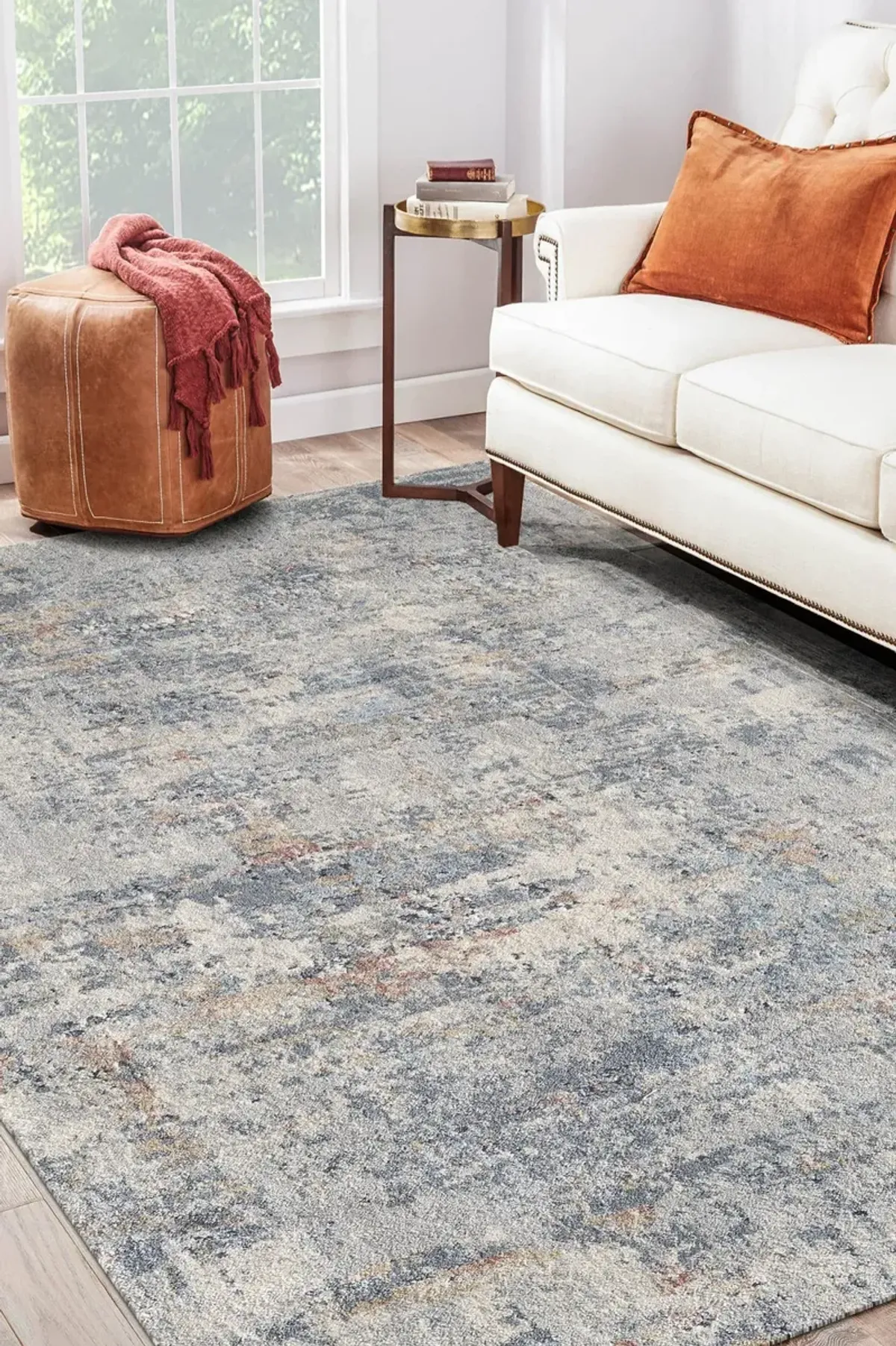 Solana Ivory Stowe Area Rug - 5 0  X 7 10 