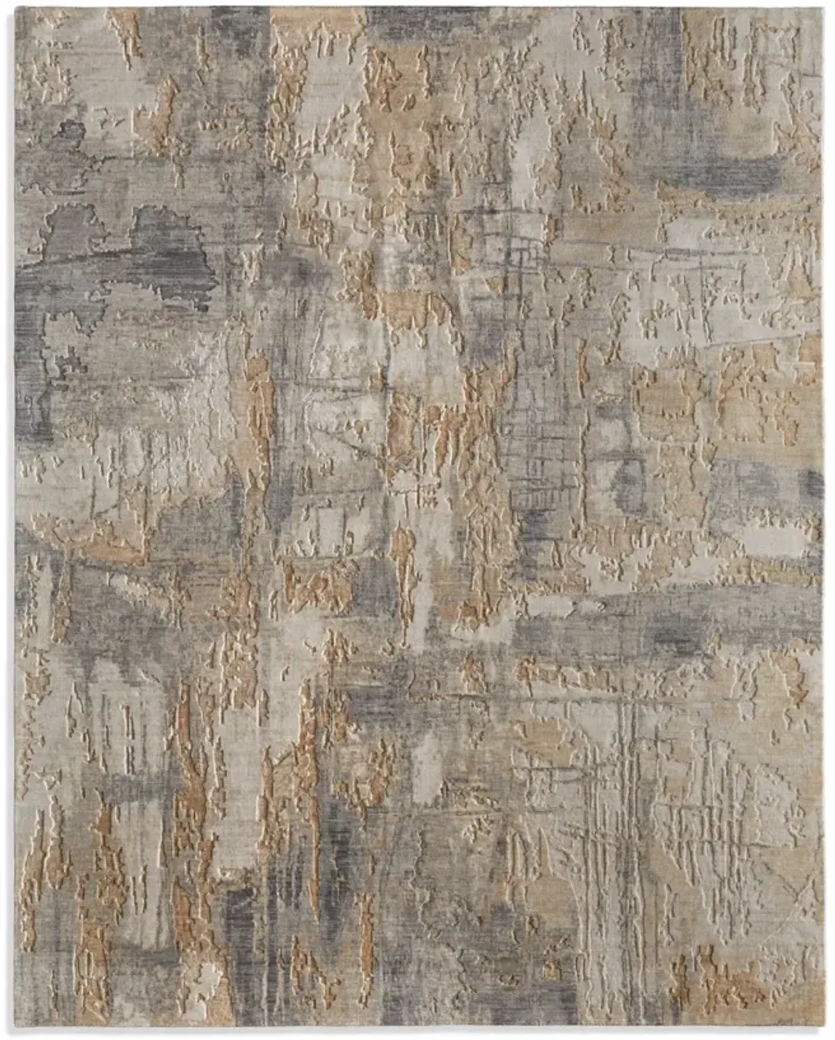 Jaxson Terra Gray Multi Area Rug - 5 0  X 7 6 