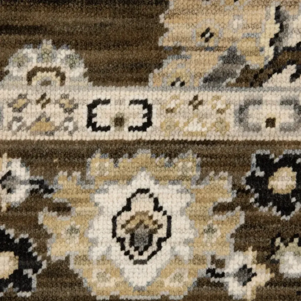 Acacia Kashan Coffee Area Rug - 5 3  X 7 6 