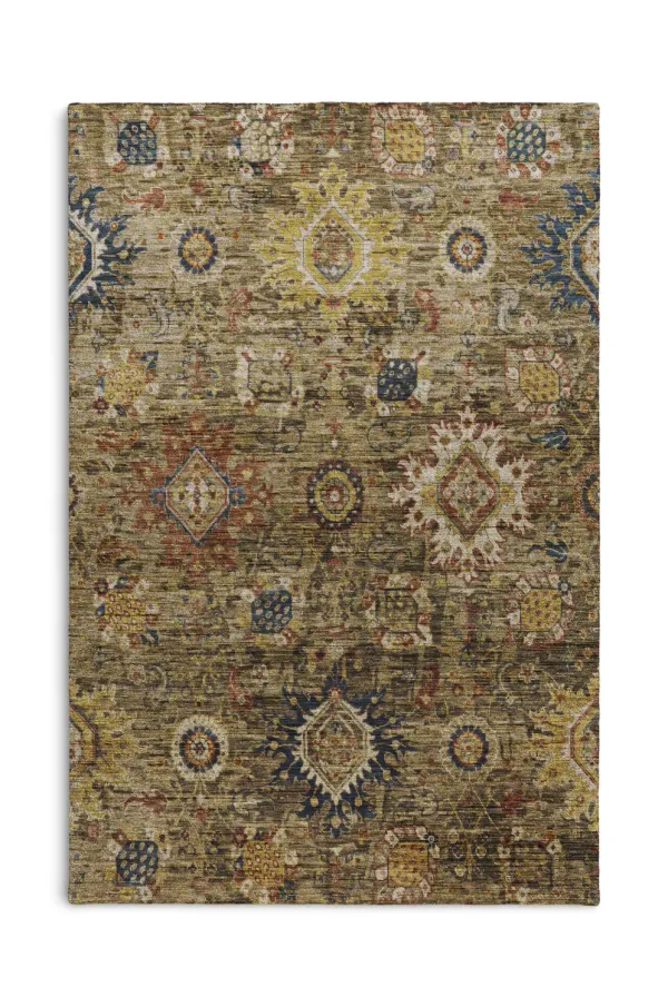 Silk Road Clove Washable Area Rug - 5 0  X 7 6 