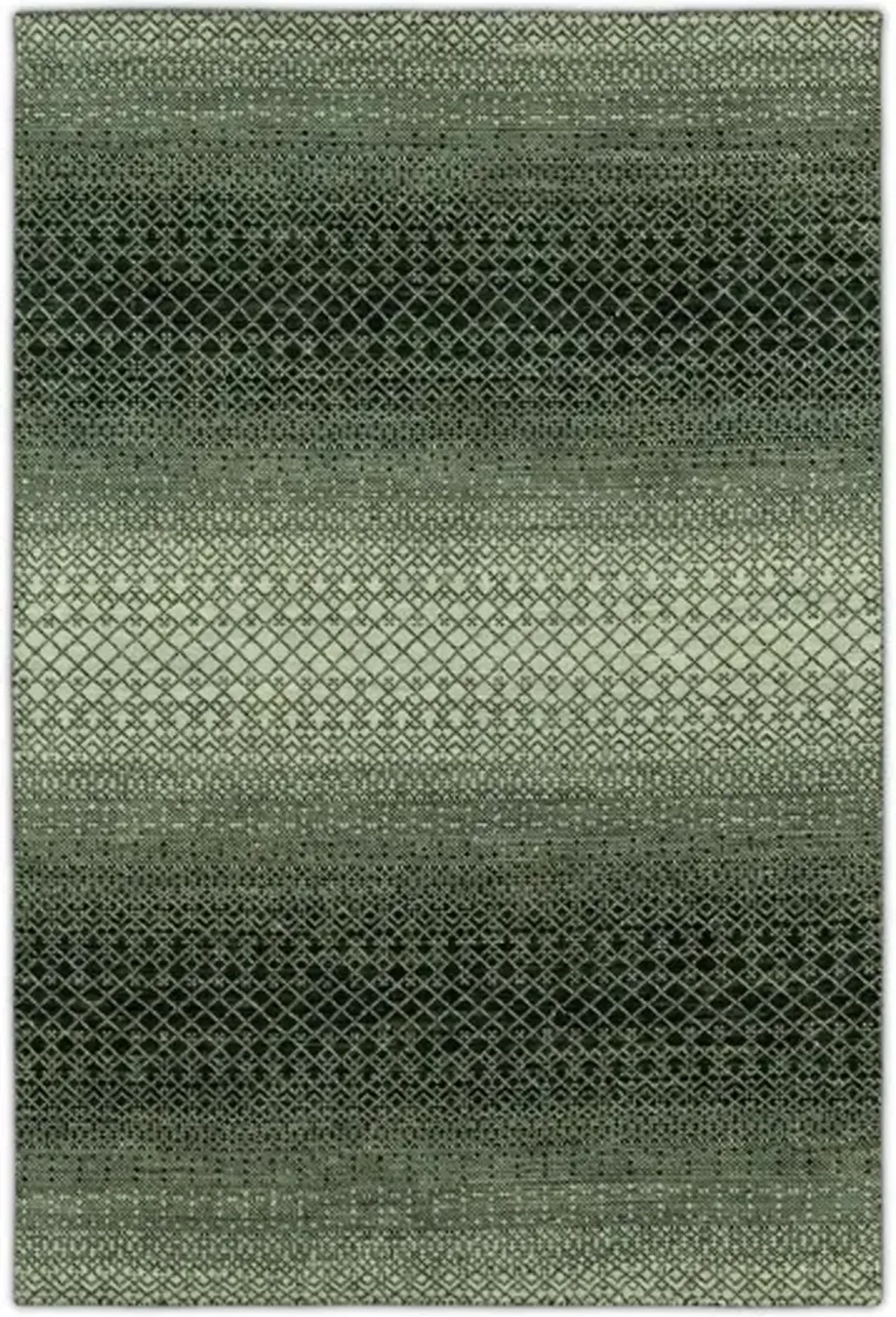 Rainbow Hand Knotted Area Rug - 5 6  X 8 6 