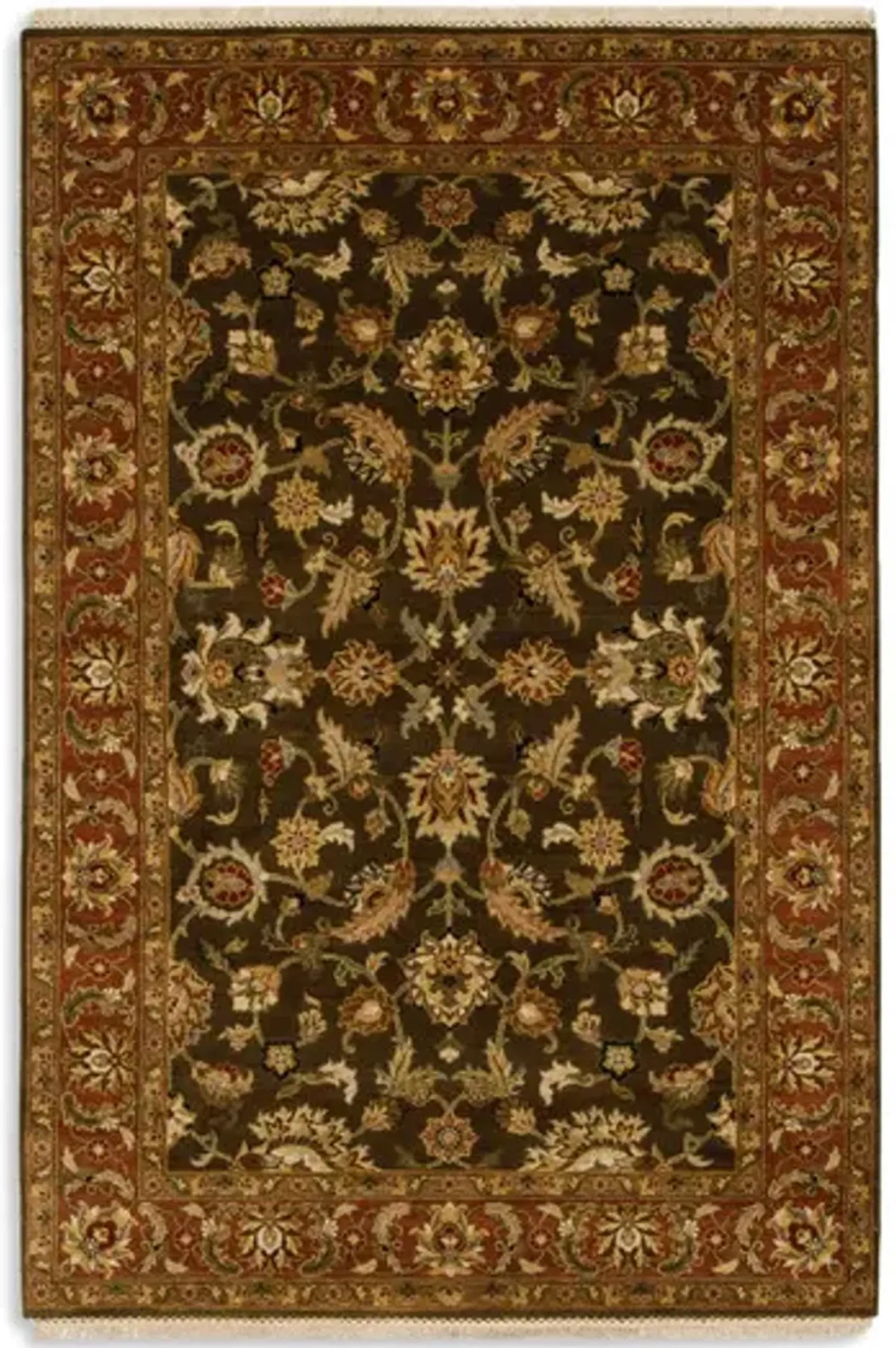 Hand Knotted 6 0  X 9 0  Area Rug