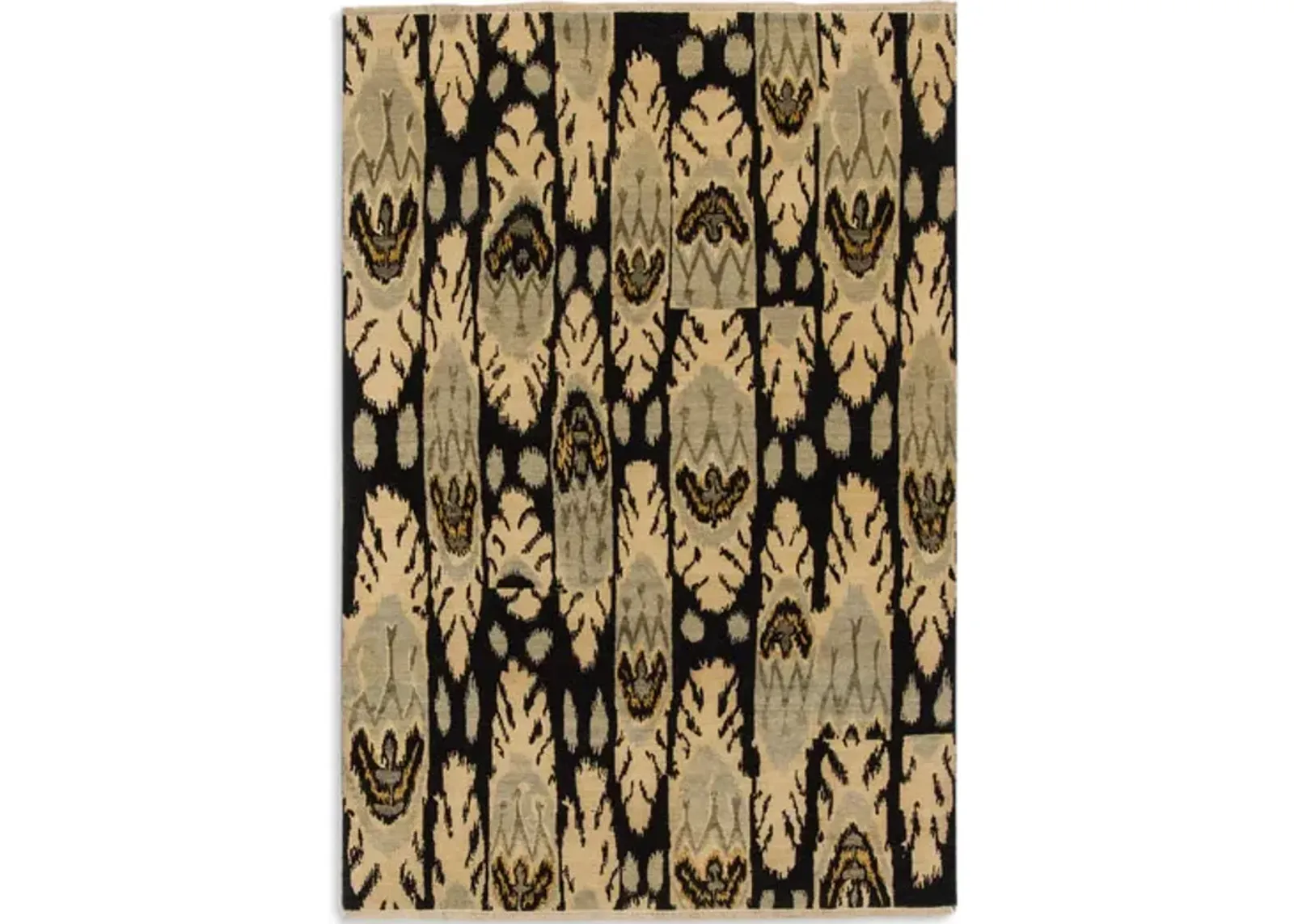 Hand Knotted Area Rug - 6 0  X 8 11 