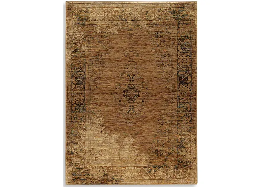 Andorra Tan Area Rug - 6 7  x 9 6 