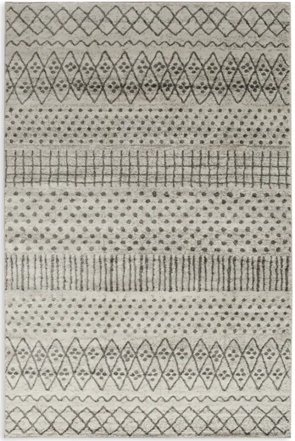 Corso Azzurro Alvis Birch Sterling Area Rug - 6 6  X 9 6 