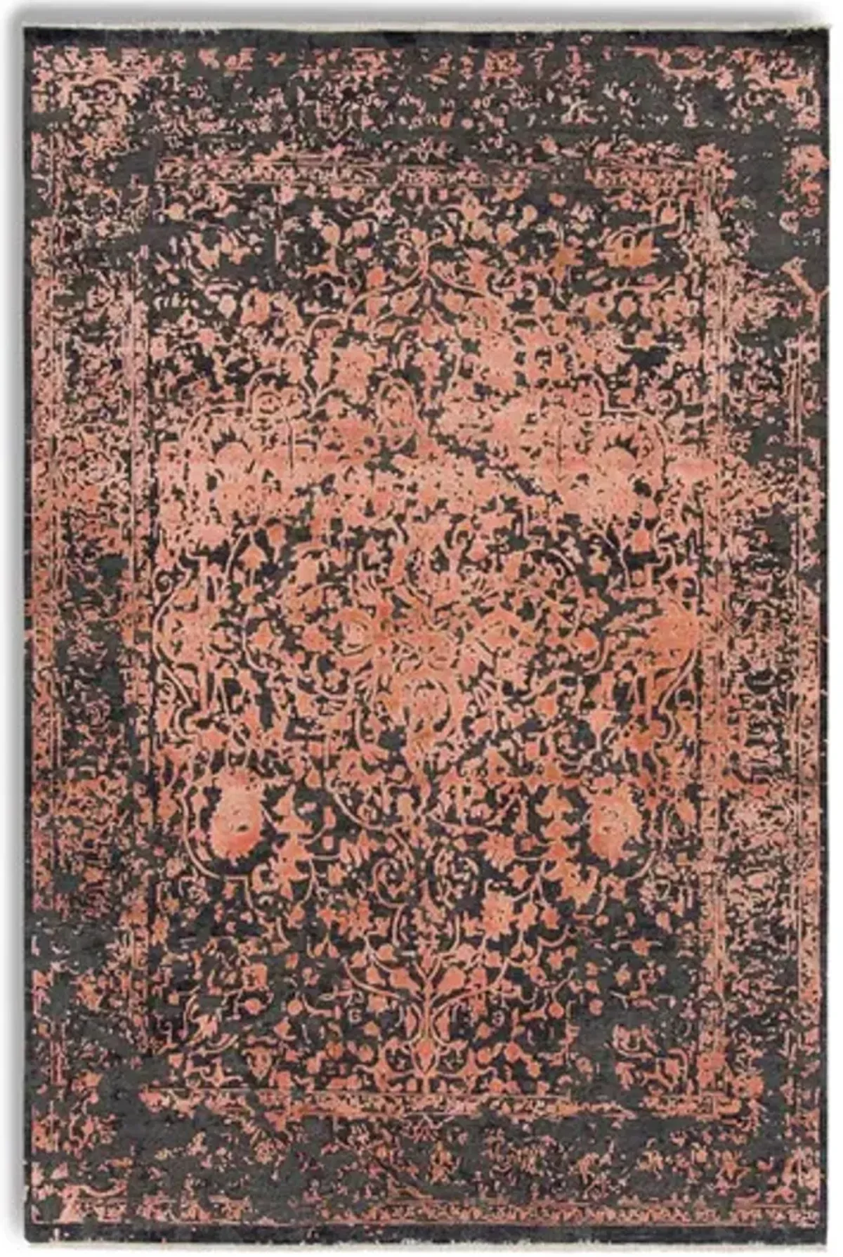 Hand Knotted Area Rug - 6 6  X 9 10 